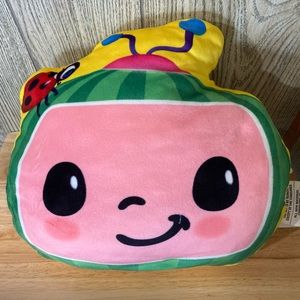 Cocomelon Pillow Plush Watermelon Yellow Green Ladybug Toddler Baby Plush
